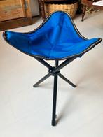 Opvouwbare Campingkruk - Blauw, Ophalen of Verzenden, Zo goed als nieuw, Campingstoel