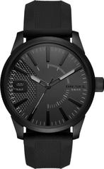 Diesel Rasp 46 mm – Total Black, Overige merken, Staal, Polshorloge, Nieuw