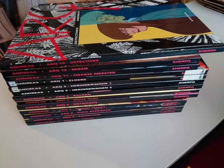 Arq Andreas  1t/m13 HC Sherpa, Boeken, Stripboeken, Gelezen, Meerdere stripboeken, Ophalen of Verzenden