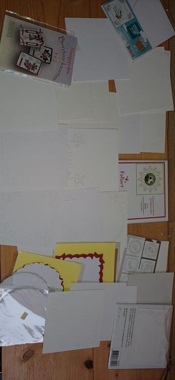 Borduurkaarten Set (ca. 50 stuks) beschikbaar voor biedingen