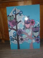 Schilderij Ikea kinderkamer - Uilen, Kinderen en Baby's, Kinderkamer | Inrichting en Decoratie, Ophalen, Gebruikt, Wanddecoratie