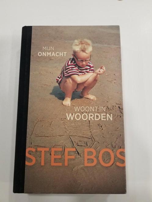 Stef Bos - Mijn onmacht woont in woorden, Boeken, Overige Boeken, Zo goed als nieuw, Ophalen of Verzenden
