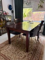 Houten Eettafel + Stoelen - Klassiek & Elegant & Koloniaal, Ophalen of Verzenden