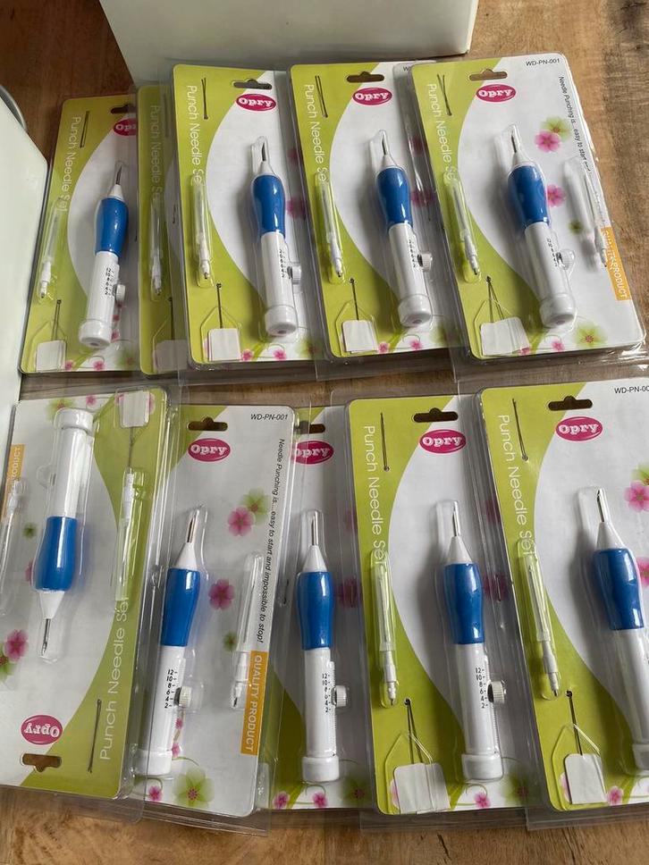 Partij punch naalden sets (20 st.) Leuk voor geven workshops, Hobby en Vrije tijd, Borduren en Borduurmachines, Nieuw, Ophalen of Verzenden
