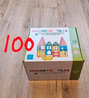 Magnetic Tiles | 100 delig | Nieuw beschikbaar voor biedingen