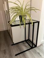 IKEA Laptopstandaard / Bijzettafel, Huis en Inrichting, Tafels | Bijzettafels, Ophalen, Minder dan 55 cm, Gebruikt, Glas