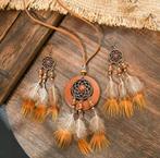 Ketting met oorbellen., Ophalen of Verzenden