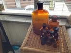 Apotheek flessen, Antiek en Kunst, Antiek | Glas en Kristal, Ophalen of Verzenden