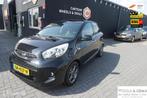 Kia Picanto 1.0 CVVT First Edition, Auto's, Kia, Euro 5, Gebruikt, Zwart, Origineel Nederlands