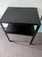 Nachtkastje KNARREVIK van IKEA | zwart in metalen, Ophalen, Gebruikt, Minder dan 45 cm, Metaal of Aluminium