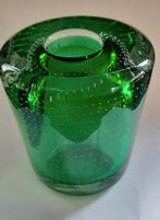 Floris Meydam, Dikwandige serica groene spijkervaas 1960, Antiek en Kunst, Ophalen of Verzenden