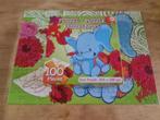 puzzel kinderKinderpuzzel (100 stukjes) – schattige olifantn, Ophalen of Verzenden, Meer dan 50 stukjes, Gebruikt, 4 tot 6 jaar