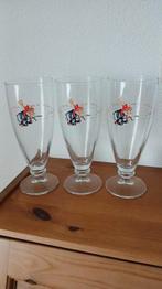 Kwelchouffe bierglazen, Verzenden, Zo goed als nieuw, Glas of Glazen, Overige merken