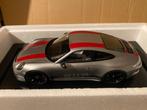 Porsche 991 R zilver/rood Porsche models (Spark) nieuw!, Hobby en Vrije tijd, Modelauto's | 1:18, Nieuw, Overige merken, Auto