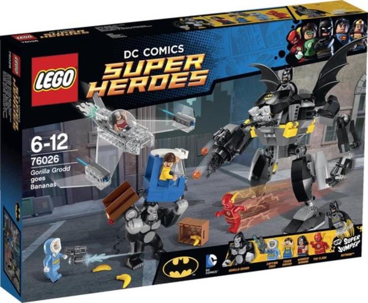 76026 LEGO Super Heroes: Gorilla Grodd goes Bananas -Nieuw!, Kinderen en Baby's, Speelgoed | Duplo en Lego, Nieuw, Lego, Complete set