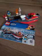 Lego City Brandweerboot 60213 - bijna compleet, Ophalen, Zo goed als nieuw, Complete set, Lego