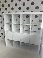 Witte open kast Kallax Ikea 16 vakken, Huis en Inrichting, 25 tot 50 cm, 100 tot 150 cm, 100 tot 150 cm, Modern