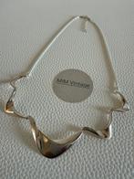 S127/Massief Zilveren GHA Zweden Modernist ketting, Verzenden, X, Zilver, Zilver