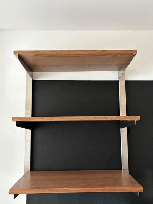 IKEA KUNGSFORS wandrek met essen planken – goede staat, Huis en Inrichting, Woonaccessoires | Wandplanken en Boekenplanken, Zo goed als nieuw