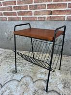 Vintage lectuur tafel met teak blad, Ophalen of Verzenden, Gebruikt