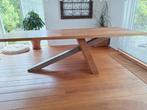 Prachtige designtafel 240 bij 100 cm in nieuwstaat, 200 cm of meer, Ophalen of Verzenden, Zo goed als nieuw, 75 cm of meer