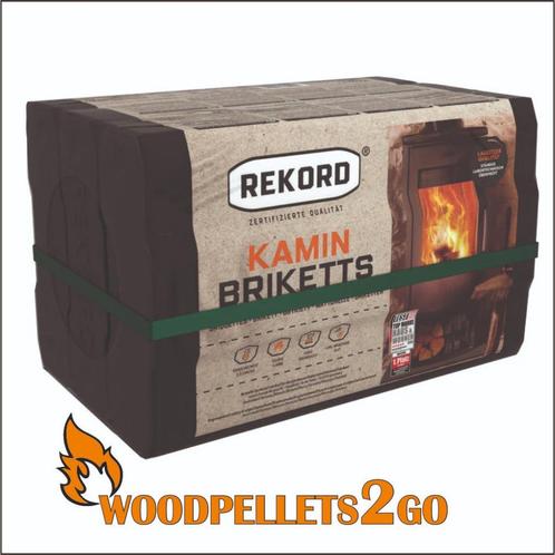 Bruinkool Briketten € 9,50, Tuin en Terras, Haardhout, Blokken, Overige houtsoorten, Minder dan 3 m³, Ophalen