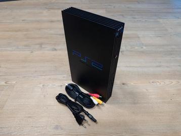 PlayStation 2 (PS2) Phat zwart - Model DTL-H30002 S  beschikbaar voor biedingen