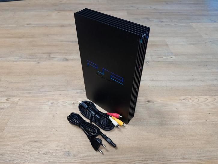 PlayStation 2 (PS2) Phat zwart - Model DTL-H30002 S, Spelcomputers en Games, Spelcomputers | Sony PlayStation 2, Zo goed als nieuw