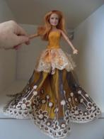 barbie prinses jurk goudkleur nieuw, Kinderen en Baby's, Speelgoed | Poppen, Ophalen of Verzenden, Nieuw, Barbie