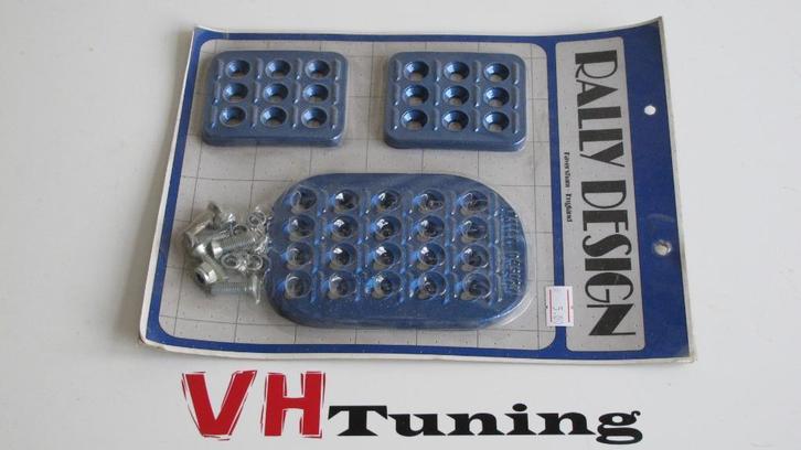 Rally design sport pedalenset blauw, Auto diversen, Tuning en Styling, Ophalen of Verzenden