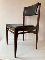 Midcentury teak houten stoel, Huis en Inrichting, Stoelen, Ophalen, Gebruikt, Bruin, Eén