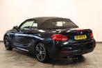 BMW 2 Serie Cabrio 220i High Executive H&K PDC (bj 2018), Auto's, Automaat, 1998 cc, Achterwielaandrijving, Gebruikt