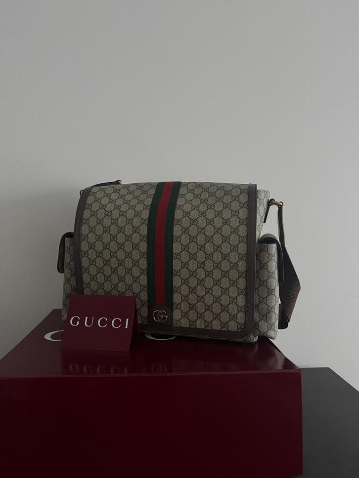 Originele Gucci baby luiertas, Kinderen en Baby's, Luiertassen, Zo goed als nieuw, Ophalen of Verzenden