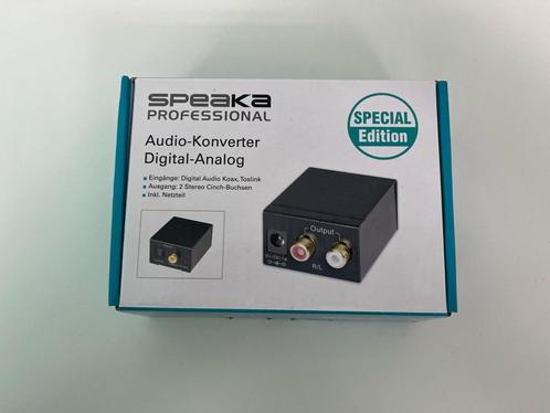 Speaka Professional Audio Converter - Digitaal / Analoog, Audio, Tv en Foto, Converters, Nieuw, Ophalen of Verzenden