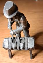 Vintage Tinnen Figuur Ambachtsman, Ophalen of Verzenden