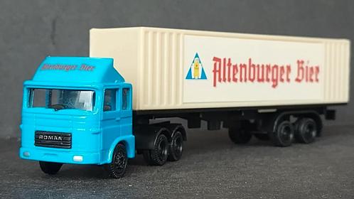 Roman SD Truck Altenburger bier 1:87 Crell Pol, Hobby en Vrije tijd, Modelauto's | 1:87, Zo goed als nieuw, Bus of Vrachtwagen