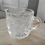 Vintage fidenza persglas italië - melkkan fruitafbeelding, Antiek en Kunst, Curiosa en Brocante, Ophalen of Verzenden