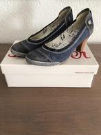 S. Oliver pumps, blauw denim, maat 39, Pumps, Zo goed als nieuw, S.Oliver, Verzenden