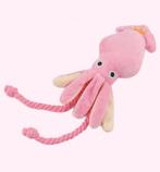 Nieuw! Octopus honden katten speeltje speelgoed roze, Dieren en Toebehoren, Nieuw, Piepspeelgoed, Ophalen of Verzenden