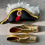 Carnavals hoed (een zgn ‘Steek’) en gouden schoenen, Kleding | Heren, Carnavalskleding en Feestkleding, Ophalen, Gedragen, Carnaval