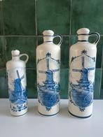 Delfts Blauw Bols 2 grote en 1 kleine., Antiek en Kunst, Ophalen of Verzenden