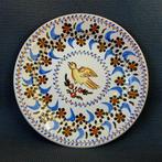 Vintage ca. 1950's Spaans handbeschilderd aardewerk wandbord, Antiek en Kunst, Ophalen of Verzenden