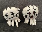 2x minecraft pluche knuffel Ghast, Ophalen of Verzenden, Zo goed als nieuw, Overige typen