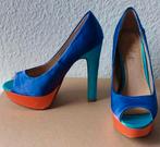 Gekleurde Kleurrijke Pumps | Oranje Blauw Paars | Maat 36, Pumps, Overige kleuren, Ophalen of Verzenden, Zo goed als nieuw