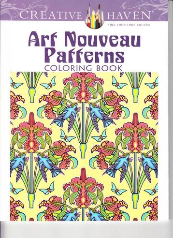 Kleurboek - Art nouveau patterns (nieuw) beschikbaar voor biedingen