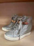 Zilveren Wedges Schoenen Dames, Ophalen of Verzenden, Sneakers of Gympen, Grijs, Gedragen