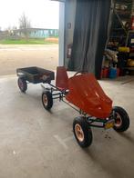 Skelter met aanhanger, Kinderen en Baby's, Speelgoed | Buiten | Voertuigen en Loopfietsen, Ophalen, Gebruikt, Trapvoertuig