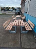 Picknicktafel met rugleuning - Douglas & Verzinkt Staal, Tuin en Terras, Picknicktafels, Ophalen of Verzenden