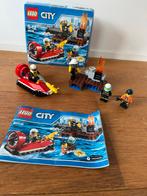 Lego City Brandweer Hovercraft 60106, Ophalen, Zo goed als nieuw, Complete set, Lego