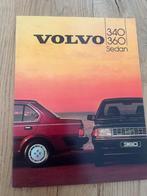 Volvo 340 360 sedan autofolder 1984 brochure, Ophalen of Verzenden, Gelezen, Volvo